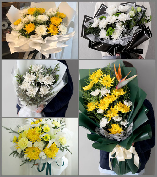 广西百色隆林县平班镇白事花束代送